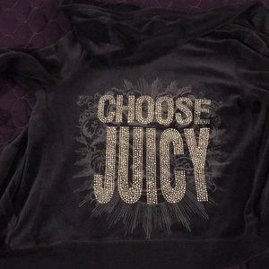 Juicy Couture “Choose Juicy” Size M Hoodie